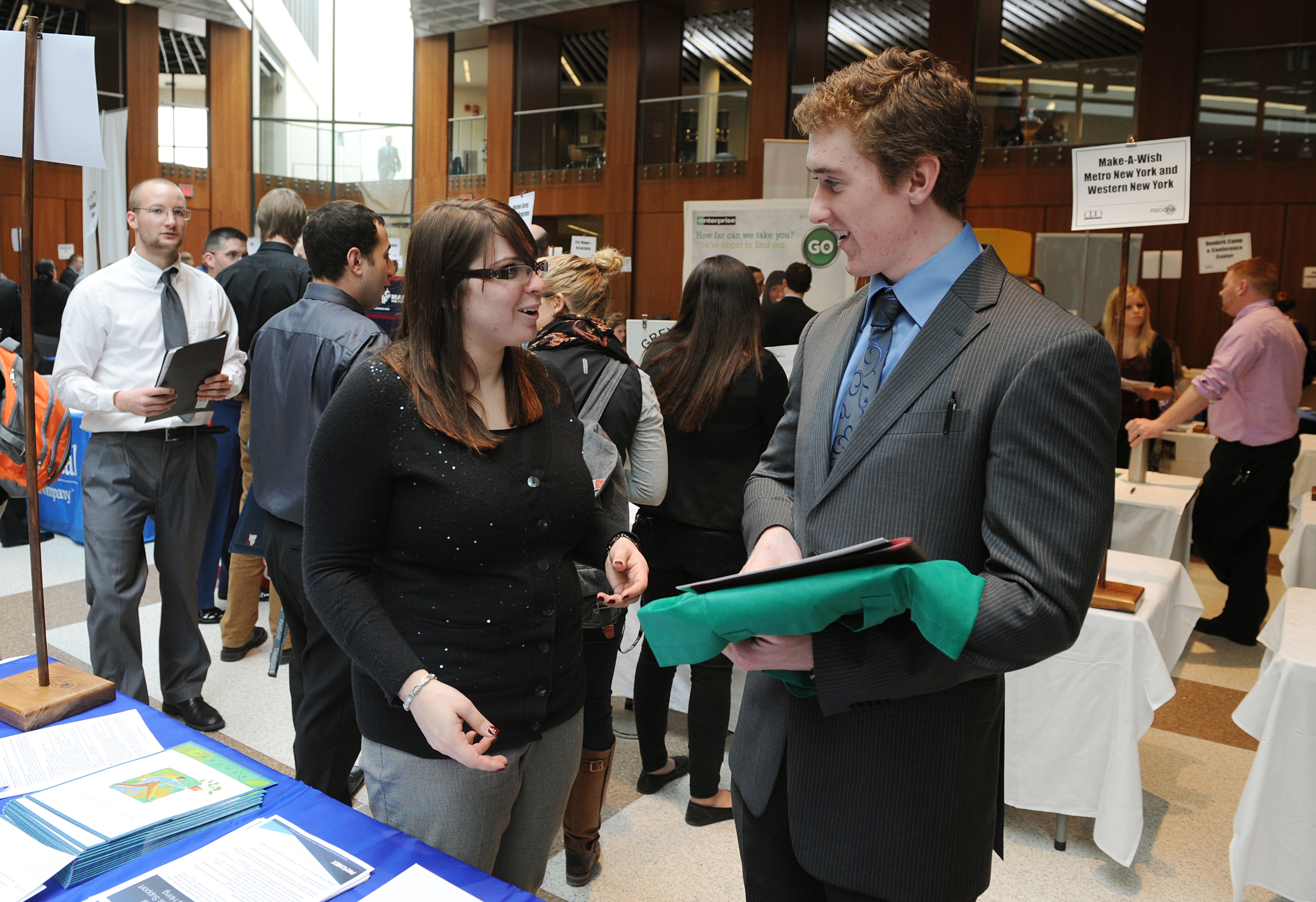 Our Job and Internship Expo is a great way to talk to students directly
