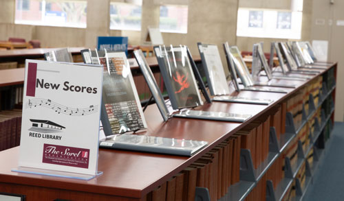 Coleman music collection display