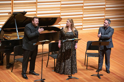 Kyle van Schoonhoven performs in Rosch Recital Hall