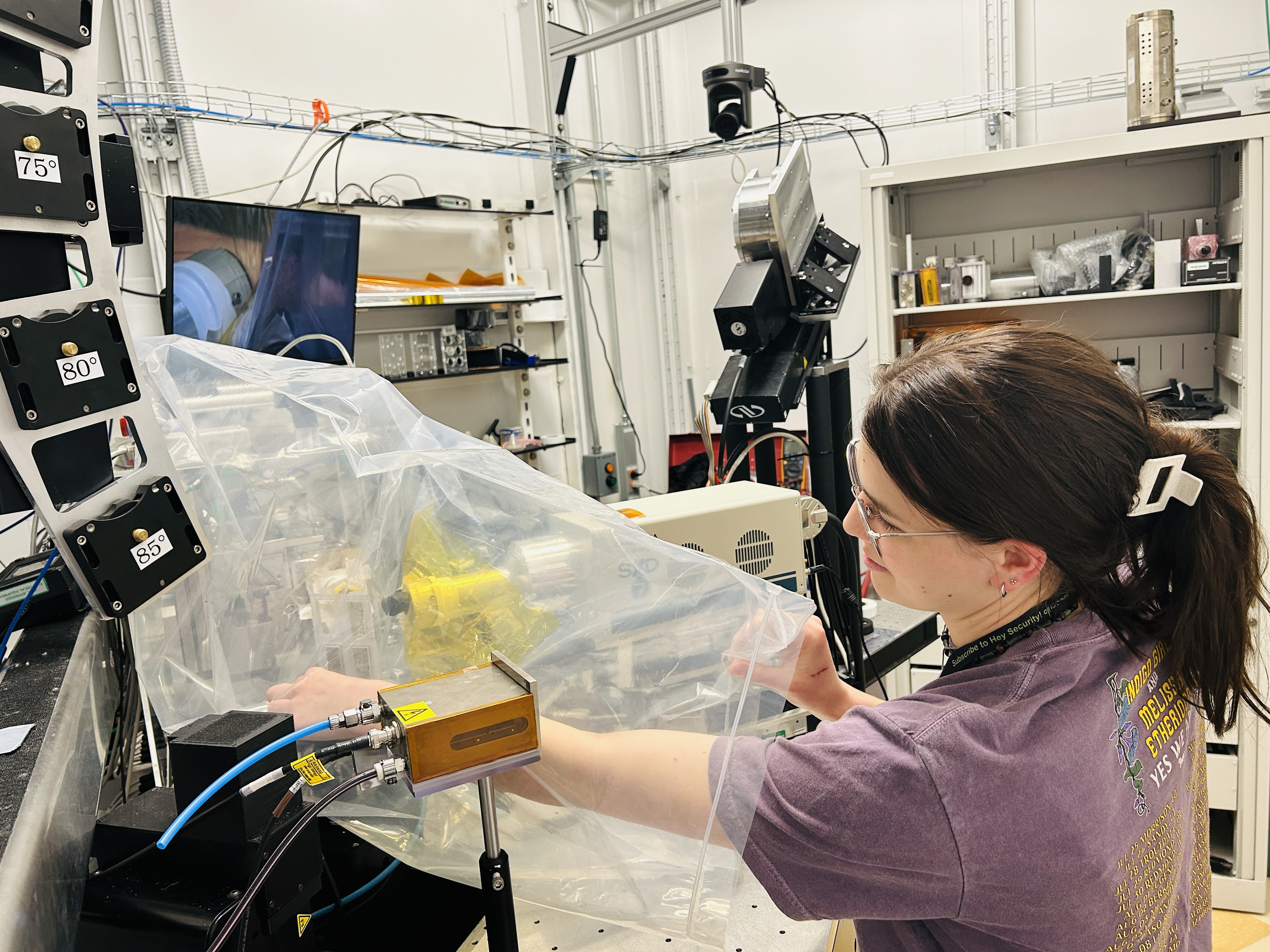 Biochemistry senior, faculty conduct research at national laboratory