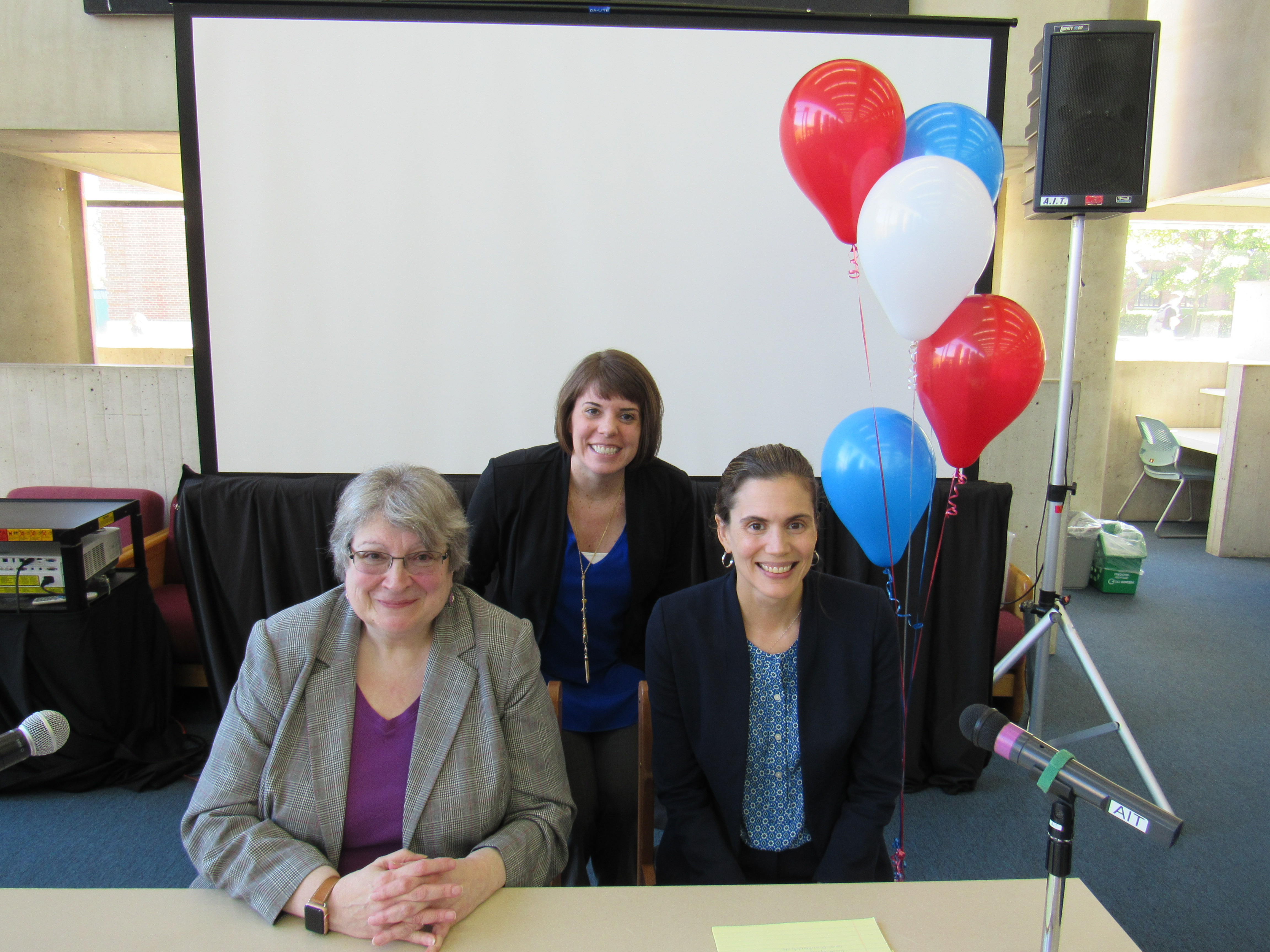 Photo of CCWBA lawyers with Angela McGowan-Kirsch