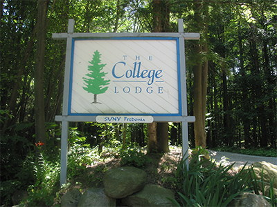 Entrance sign