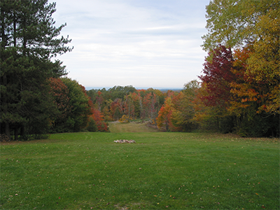 Hillside firepit