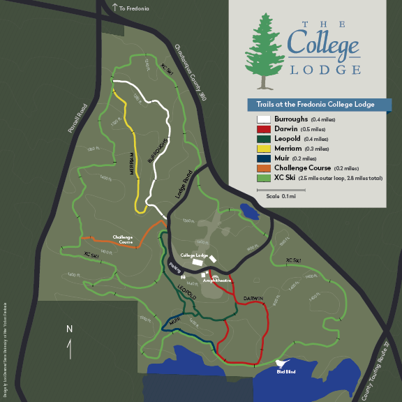 College Lodge Trail Map