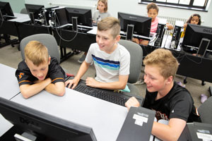 boys at computer