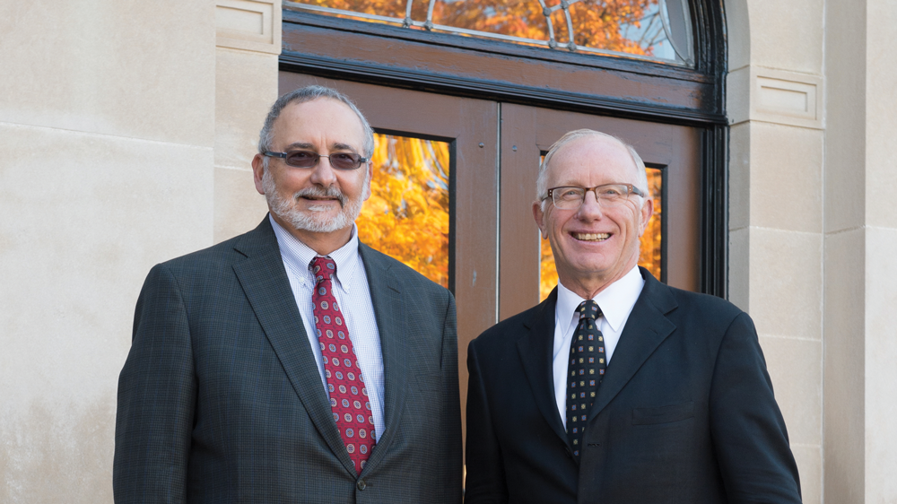  Joseph Falcone, '74 and Dennis Costello, '72