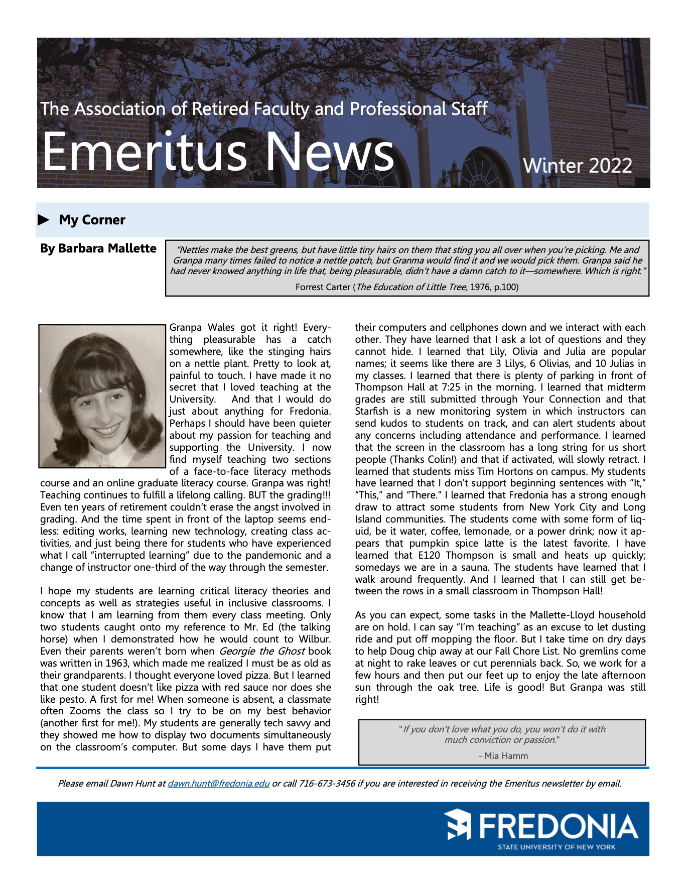 Emeritus Newsletter 2022 Winter pdf