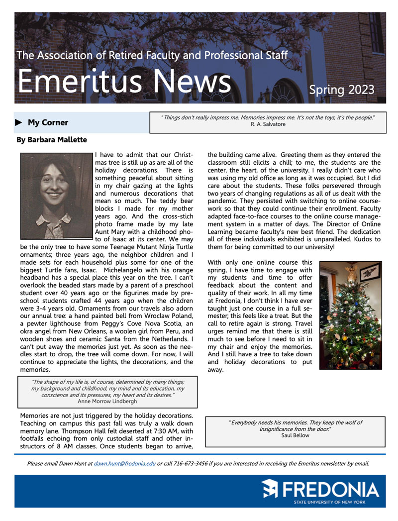 Emeritus Newsletter 2022 Winter pdf