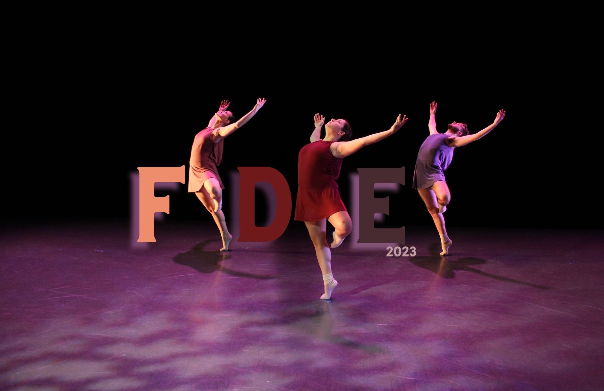 Fredonia Dance Ensemble performers on stage