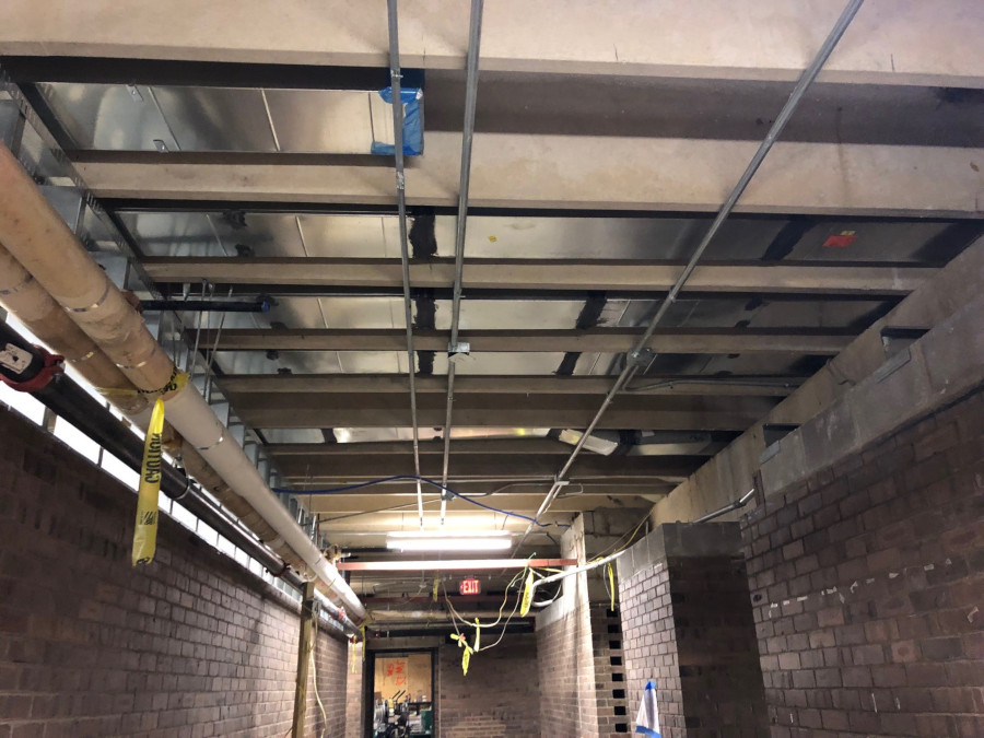 ductwork in basement