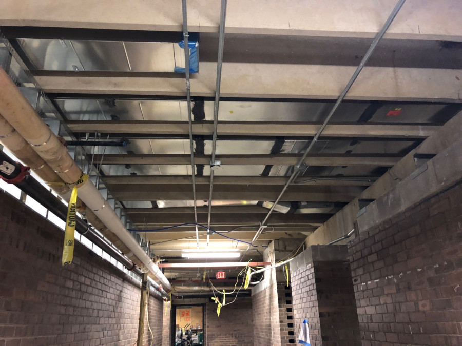 ductwork in basement