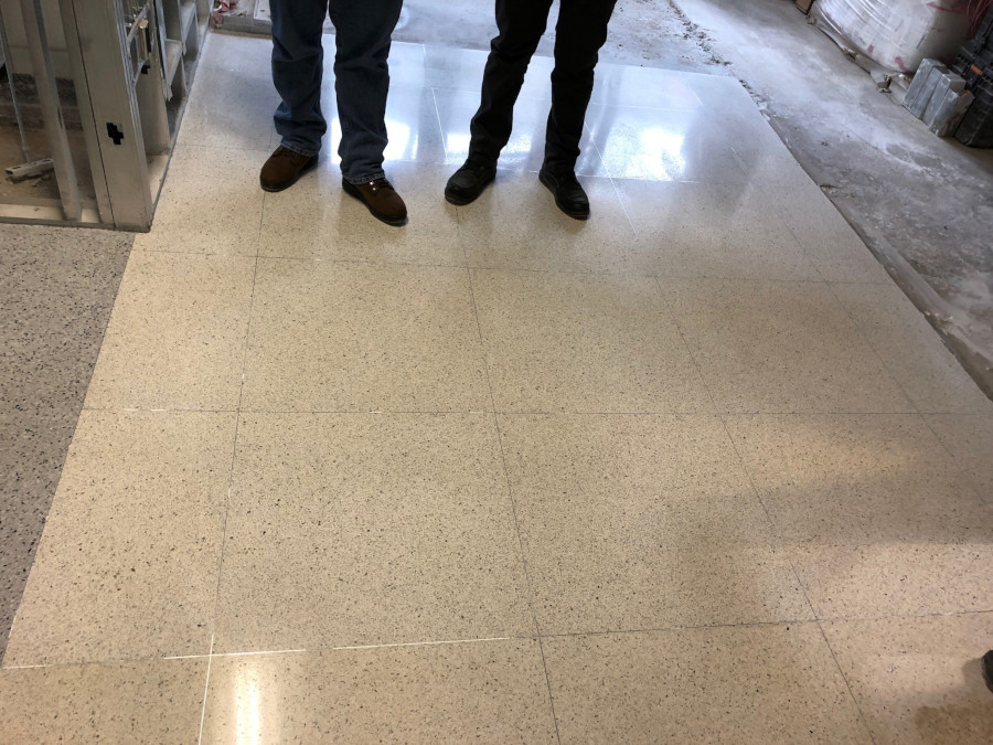 terrazzo mock up