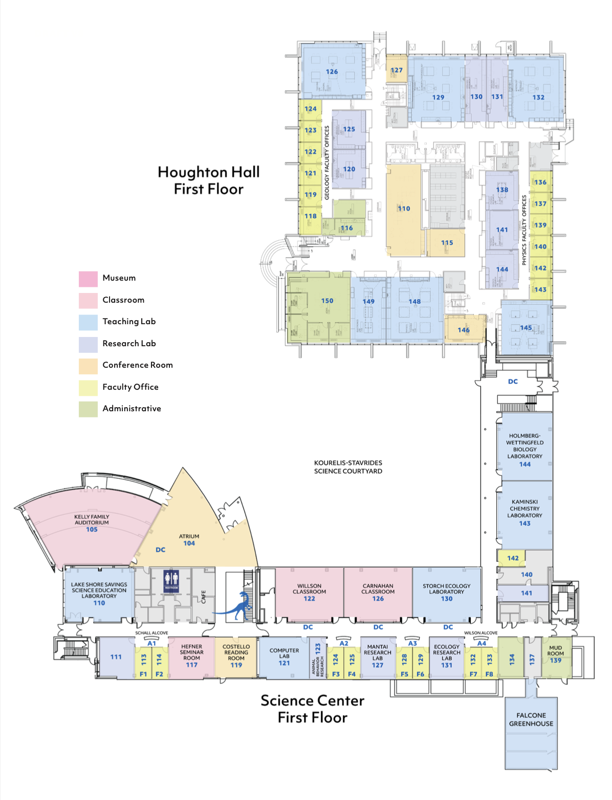 Science Center Map