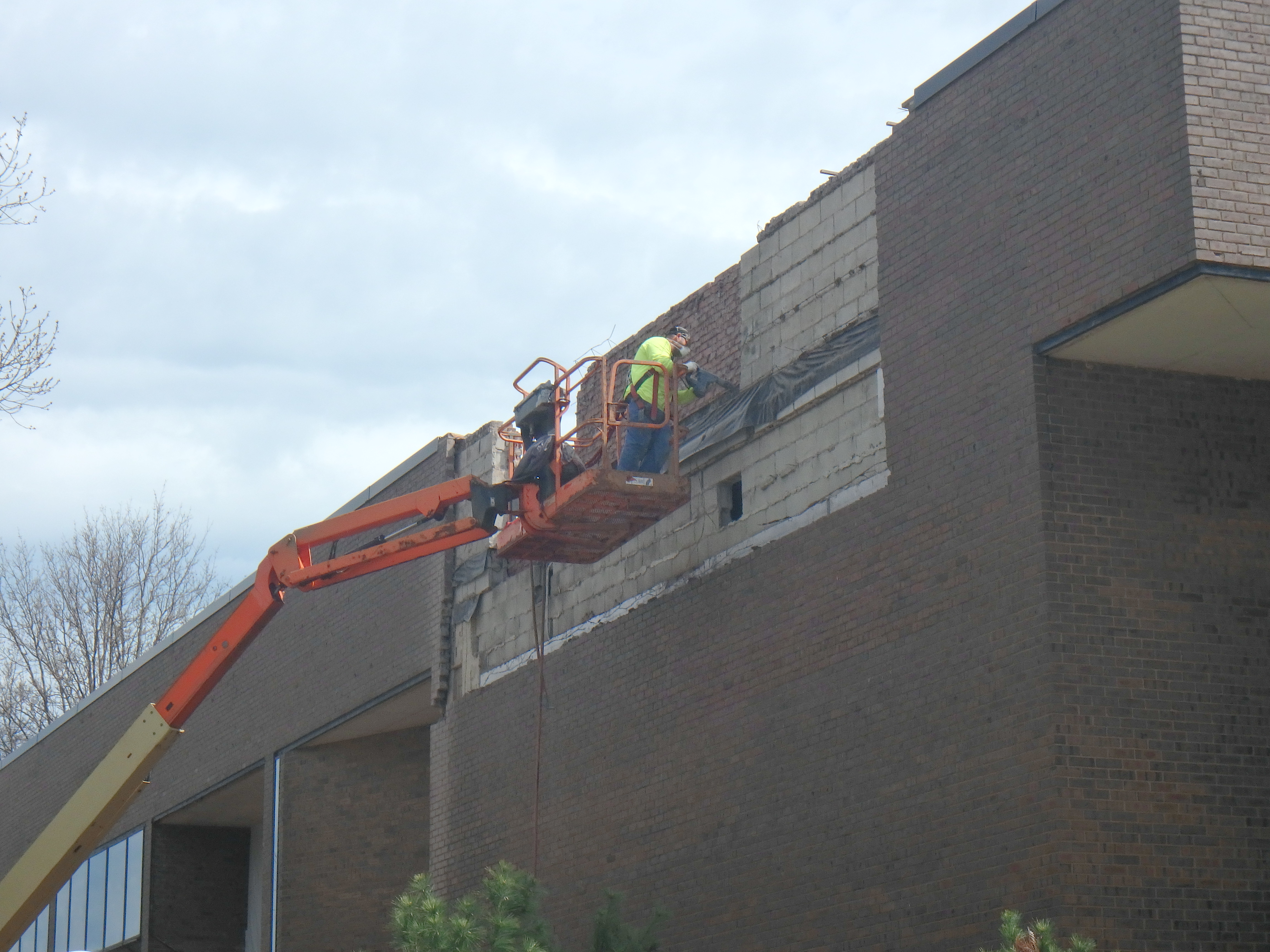 Removal of Brick and damaged masonary