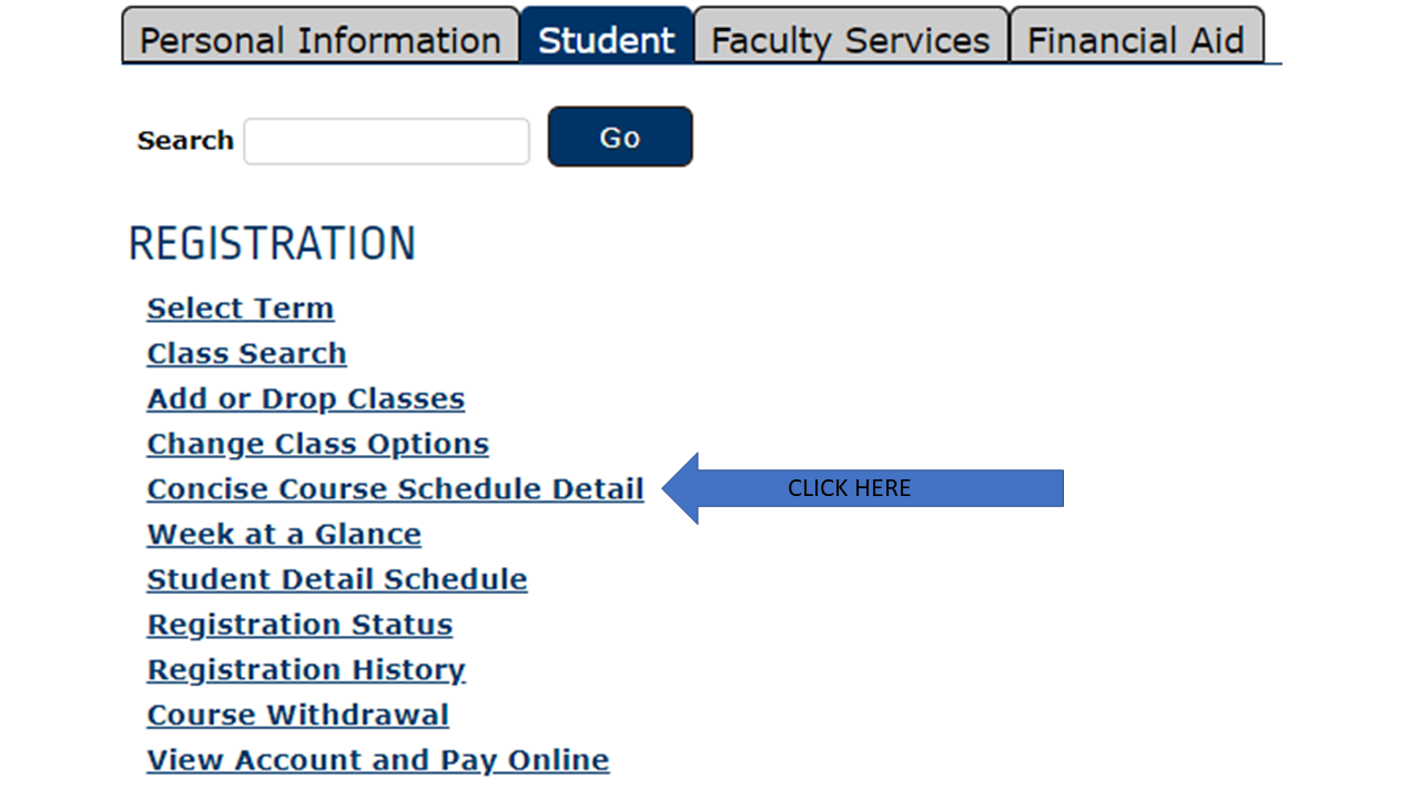 Concise Course Detail