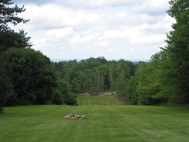 College Lodge front field area