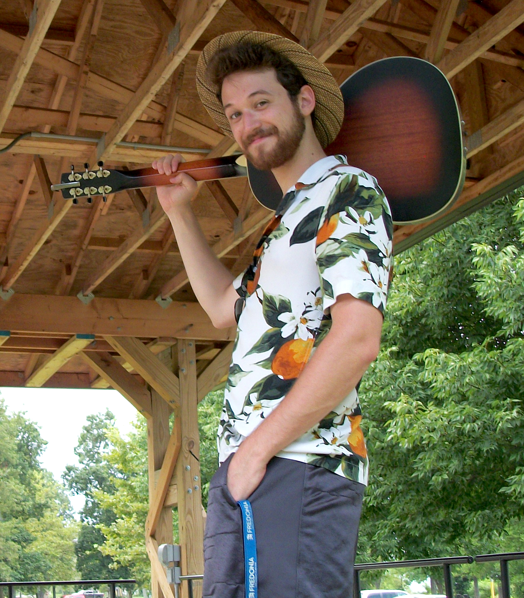 jay and his guitar