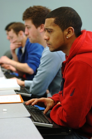 Students in a Lab