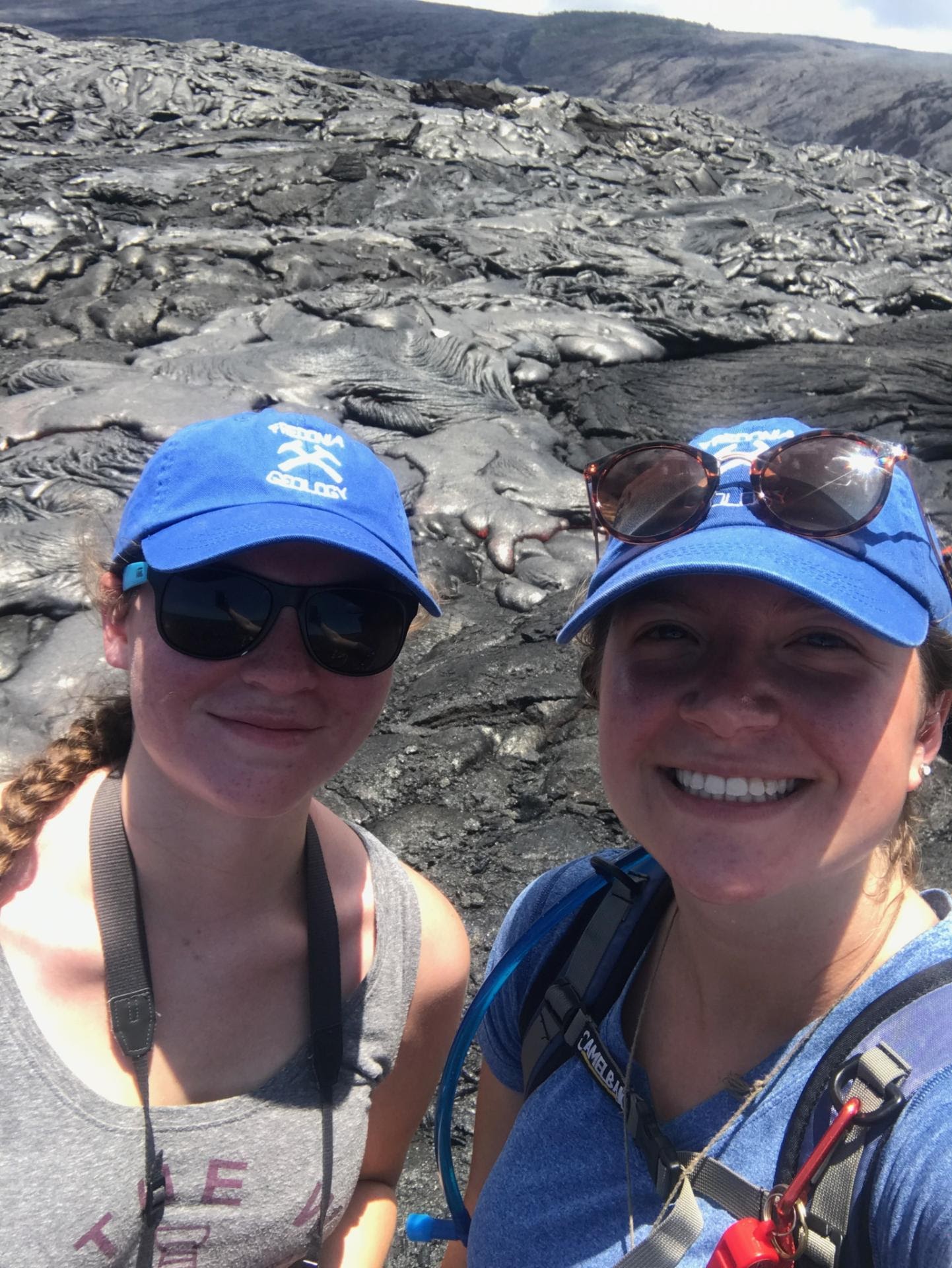 D. Reinstein & K. Van Oss SDSM Hawaii Field Camp