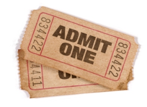 "Admit One" Tickets