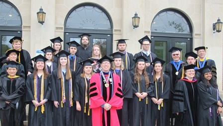 graduates and faculty