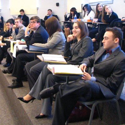 Students at Mock Trial
