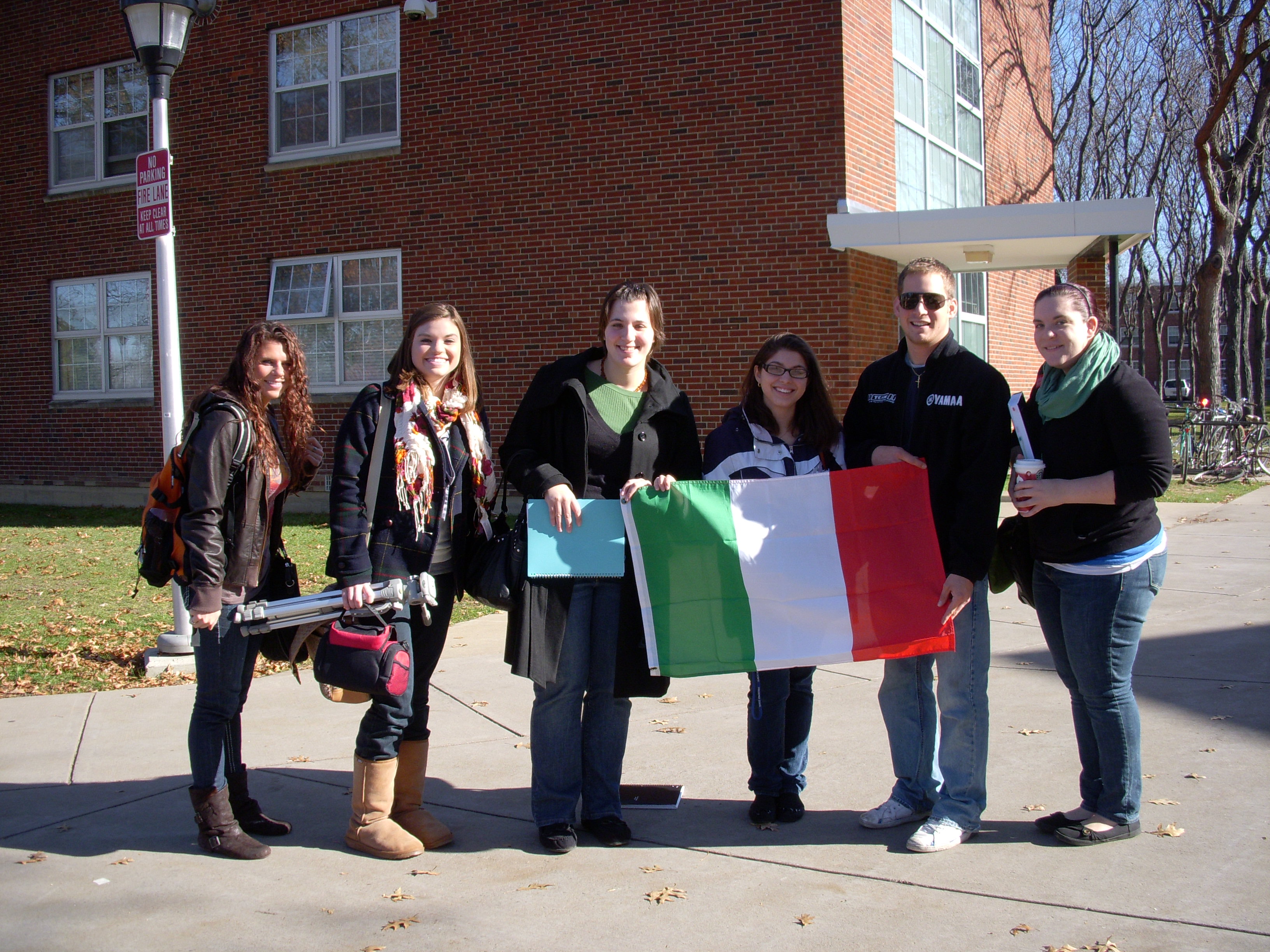 Italian students (ready for video)