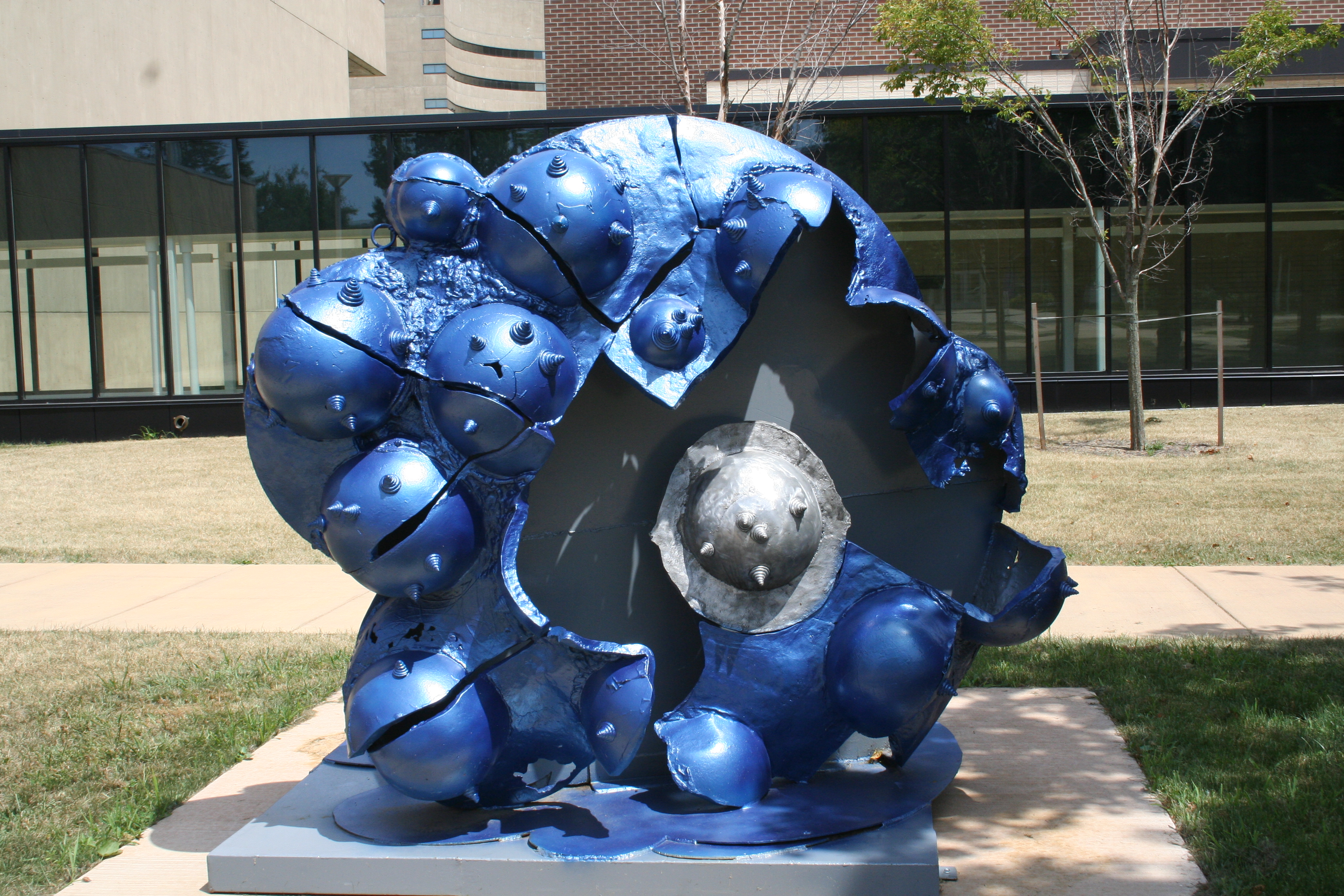 Coral Lambert sculpture titled "Thundercloud"