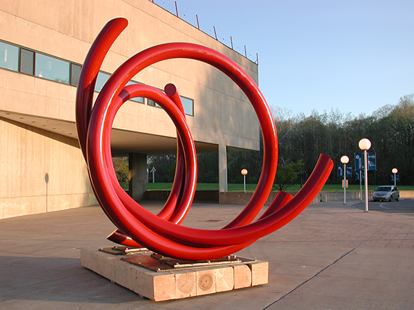 Sculpture outside of Rockefeller Arts Center Sculpture outside of Rockefeller Arts Center