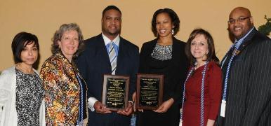 EDP Staff with 2014 Distinguished Alumni - Kevin & Satoria Donovan