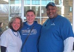 EDP Secretary Barbara Yochym, Sabrina, and EOP Director David White