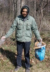 EDP Litter Pick Up - Brandon helped out