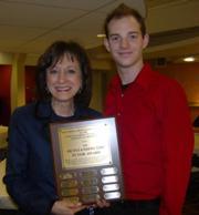 Tutor of the Year - Michael and EDP Interim Director Janet knapp