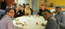 EOP students support the program and fellow students at the awards ceremony