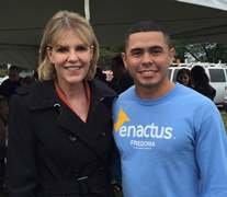 NYS Senator Catharine Young and Benji Soto