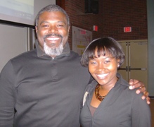Gino Morrow '94 and EOP alum Dinecia Pierre-Louis ' 05.