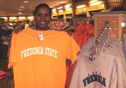 Ida Boyd, 2012 EOP Distinguished Alumni, at the Campus Bookstore
