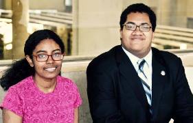 Mary Kay, vice president, and Jason Burgos, president
