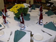 Favors and gift bags were donated by Alumni Affairs and EOP for Saturday's dinner