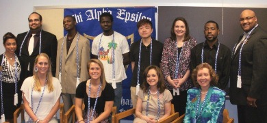 2012 Chi Alpha Epsilon Honor Society Inductees and EOP & FOP Staff