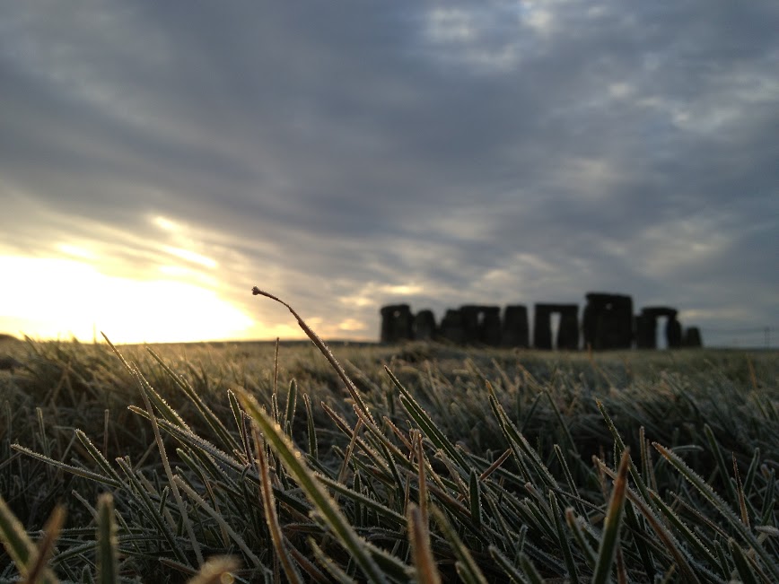 Dew at Stonehenge