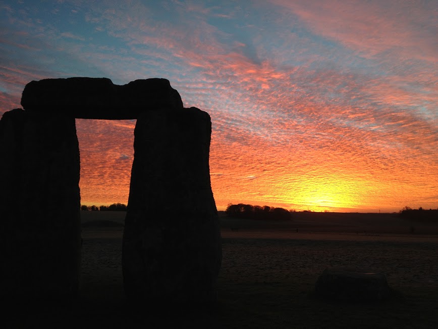 Sunset at Stonehenge