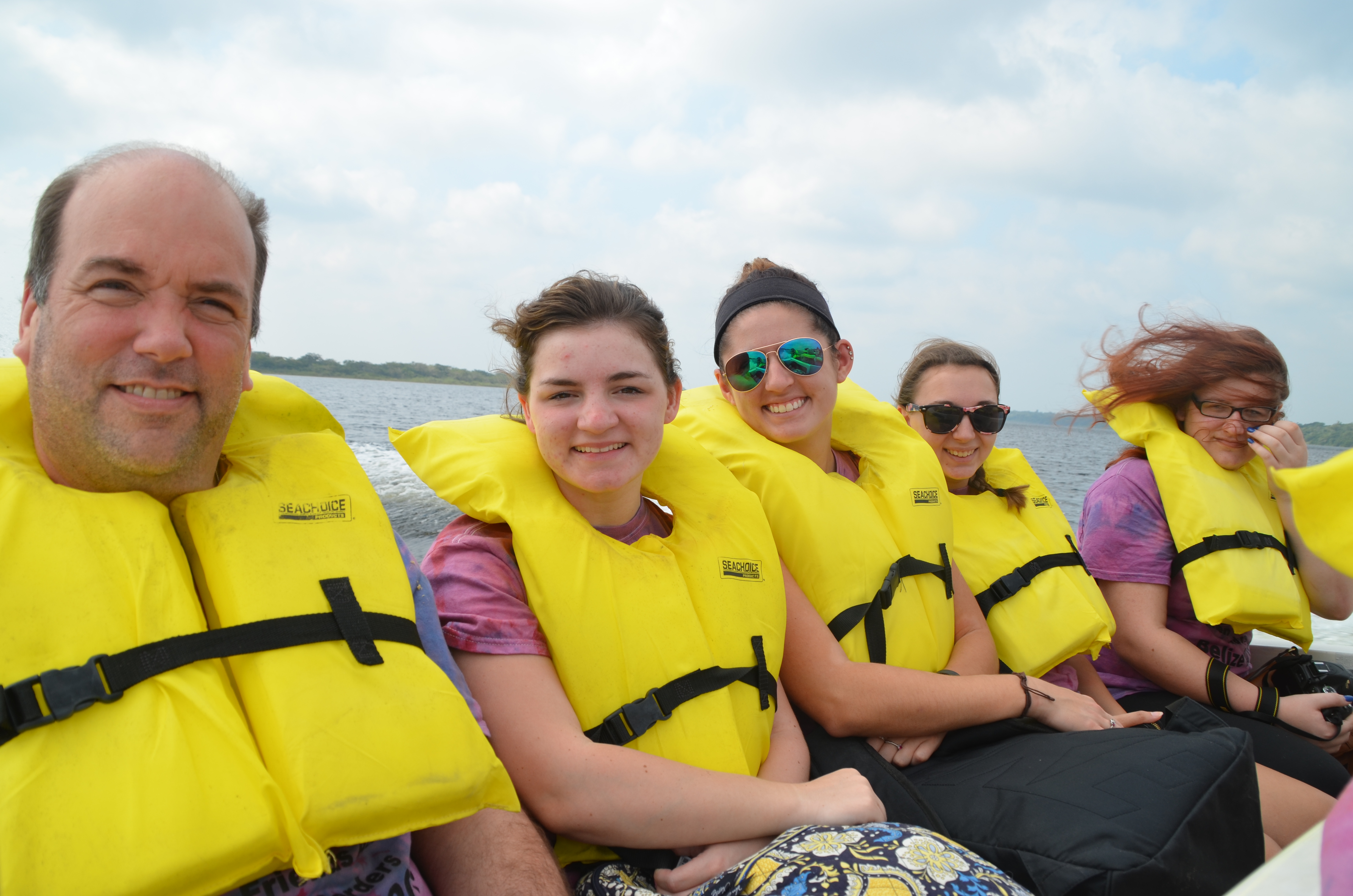 Students Abroad on a Boat