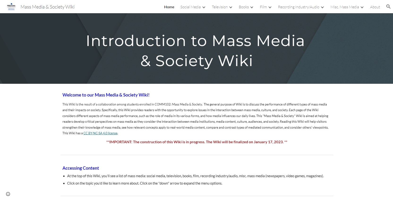 Mass Media Wiki