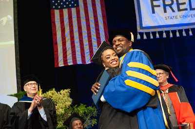 Dr. Shaun Nelms and daughter Nia