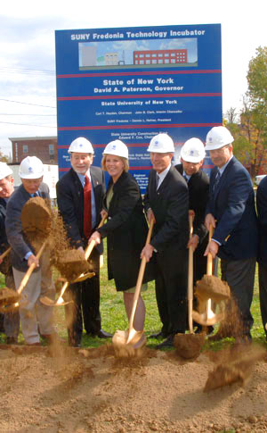 Groundbreaking for SUNY Fredonia Technology Incubator