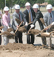 Groundbreaking Ceremony July 5, 2006 for soccer fields