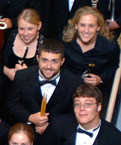 Fredonia Wind Ensemble members