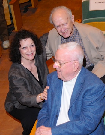 Roberta Guaspari with Fredonia professors