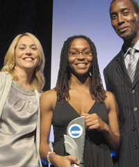 Julia Hopson at NCAA Awards Event